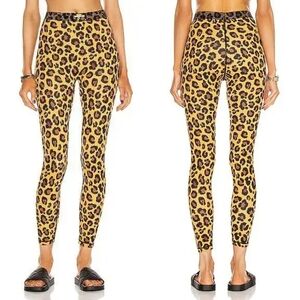 ADAM SELMAN SPORT Bonded Active Legging In Honey Leopard S.